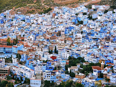 Chefchaouen morocco blue city