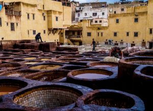 Fez leather factory