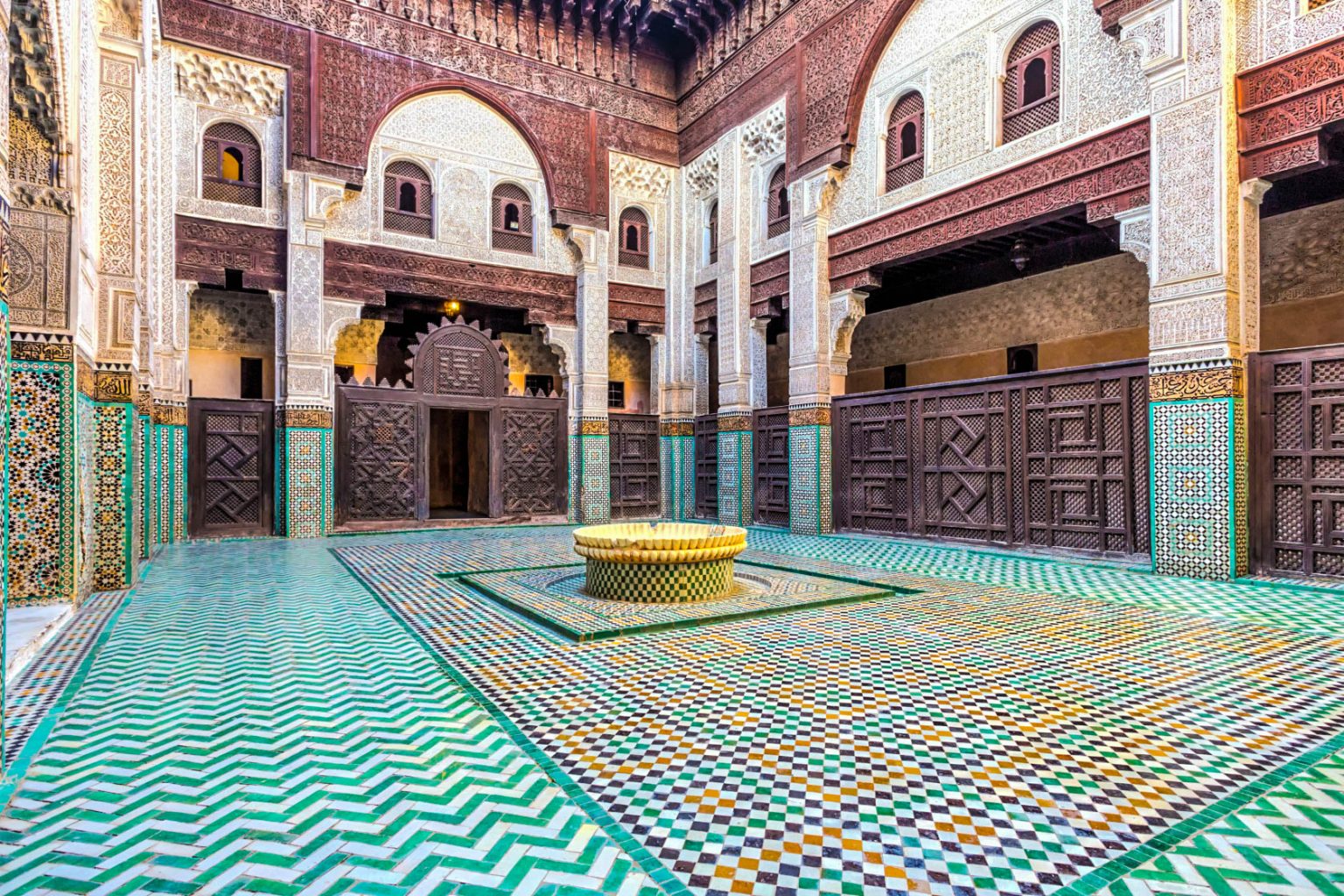 the-madrasa-bou-inania-fes-morocco-classic-tours